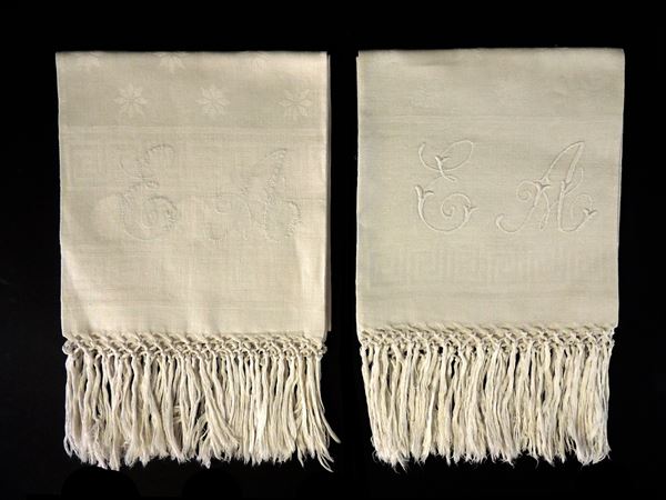 Lotto di asciugamani in cotone di fiandra