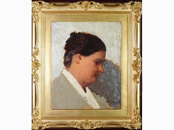 Oscar Ghiglia - Portrait of Isa 1917 ca