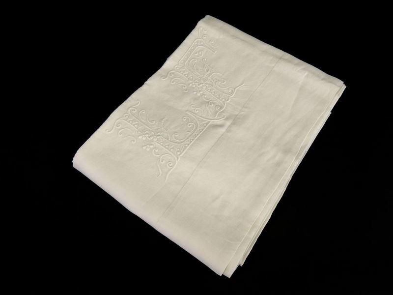 Lenzuolo in Lino Bianco