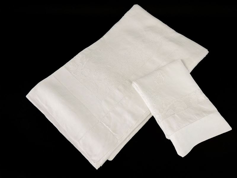 Lenzuolo in Lino Bianco