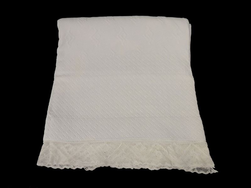 Due Copriletto in Cotone Piquet