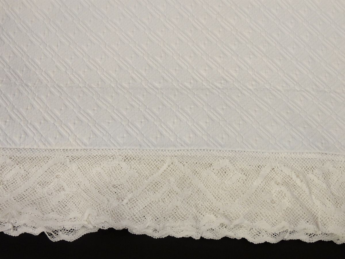 Due Copriletto in Cotone Piquet