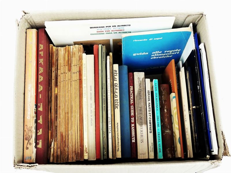 Grande Miscellanea di Libri e Opuscoli sulla Cultura e Arte Ebraica