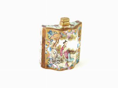 Snuff Bottle in Ceramica