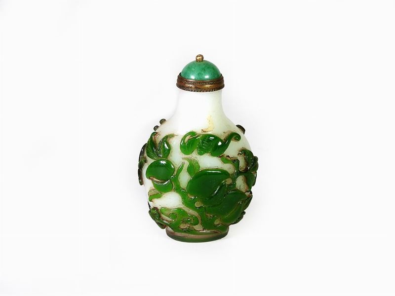 Snuff Bottle in Vetro Doppio