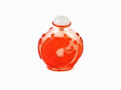 Snuff Bottle in Vetro Doppio