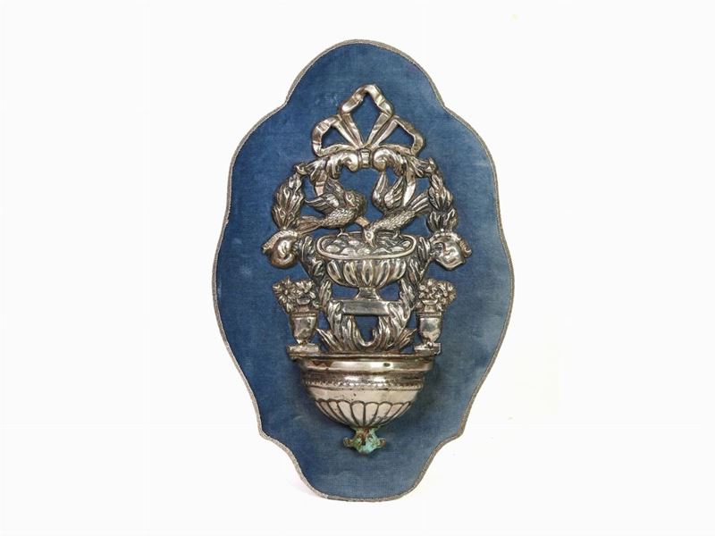 Acquasantiera Pensile in Argento