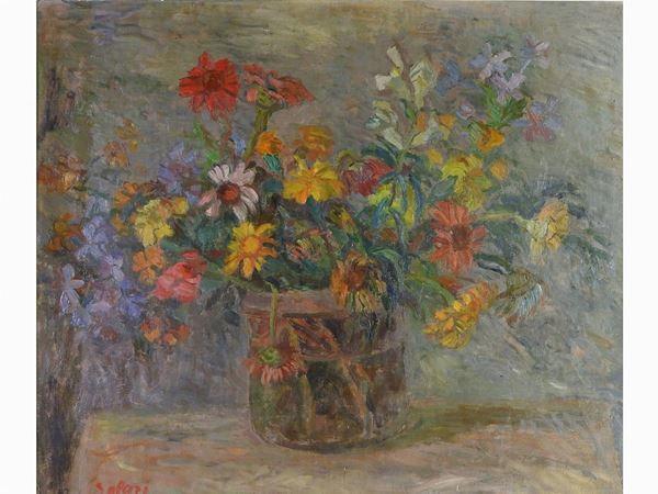 Giovanni Solari - Flowers in a Vase