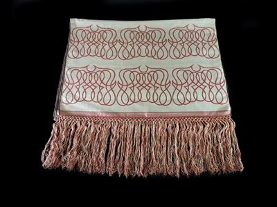 Centrotavola in Seta Beige e Rosa