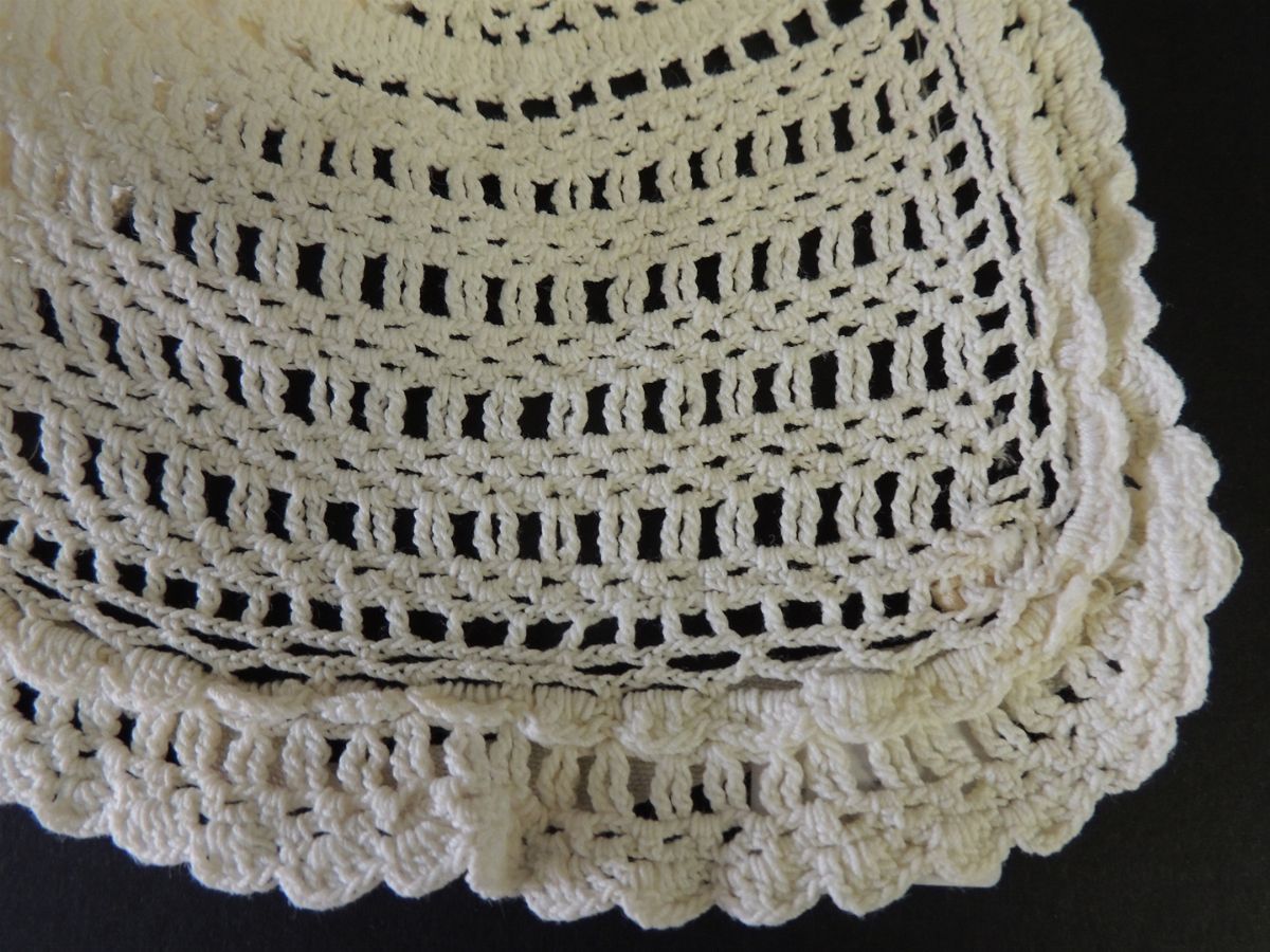 Cinque Cuffiette in Batista di Lino e Cotone