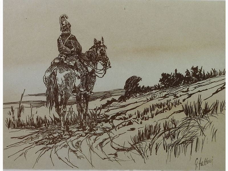 Giovanni Fattori - Lanciere in Vedetta