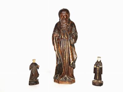 Tre Sculture Lignee