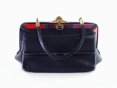 Borsa a Mano in Pelle Nera, Roberta di Camerino