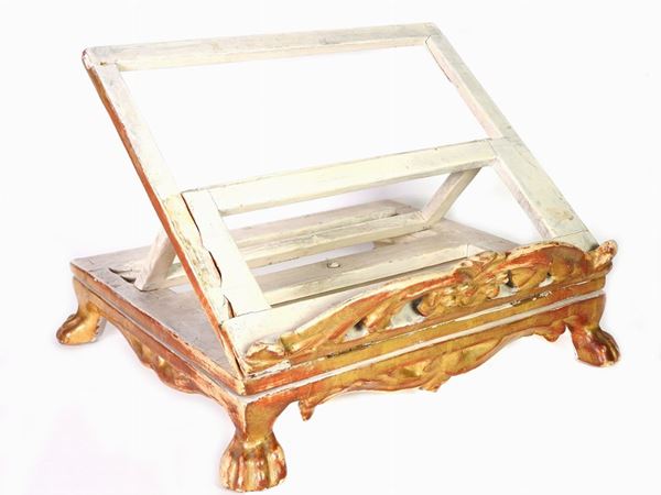 A Giltwood Book Stand