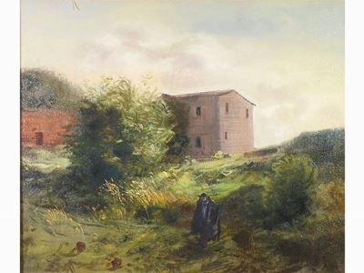 Paesaggio con Viandante 1974