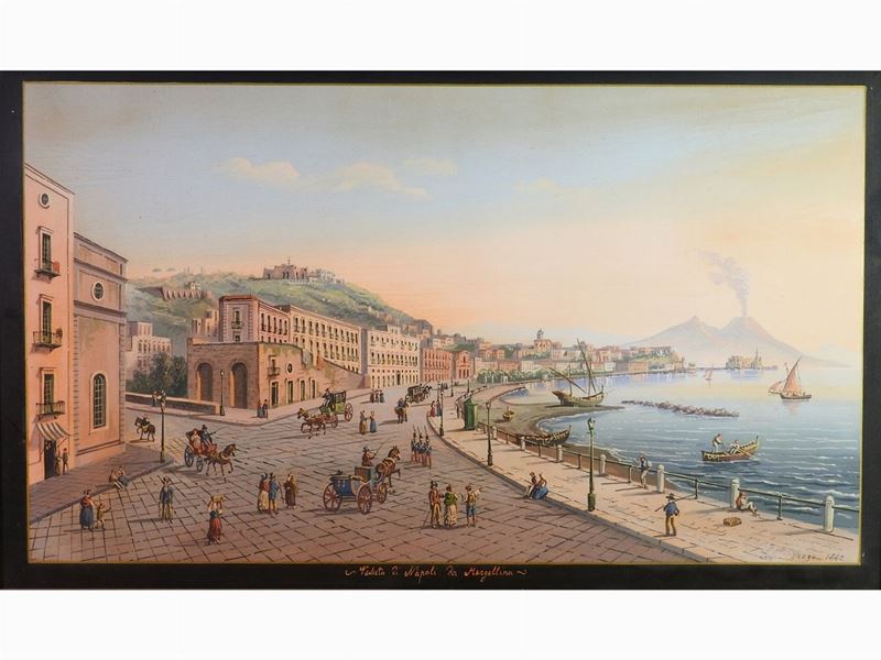 Veduta di Napoli da Margellina e Veduta di Napoli da Posillipo