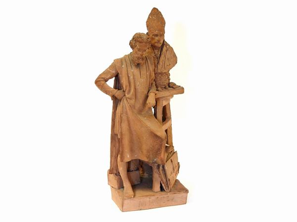 Mino da Fiesole with The Leonardi Salutati Bishop Bust sculpture 1880