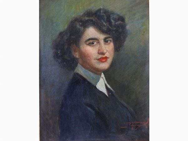 Ovidio Gragnoli - Portrait of a Woman 1940s