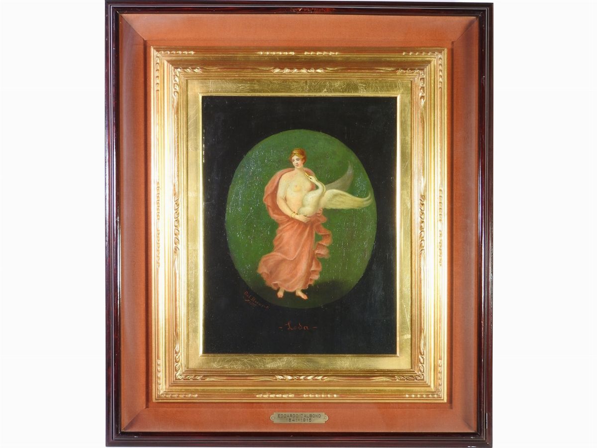 Scuola Italiana del XIX/XX Secolo - Diana e Leda