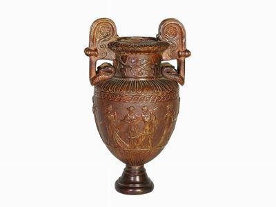Vaso in Bronzo Patinato