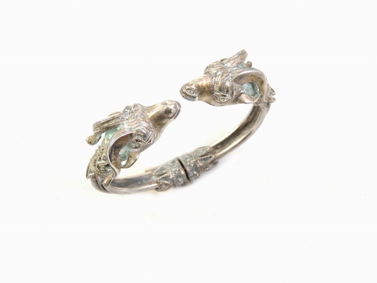 Bracciale Rigido Animalier in Argento