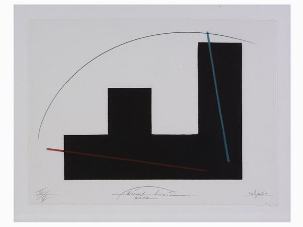 Nicola Carrino : Composition  ((1932-2018))  - Auction Modern and Contemporary Art - II - Maison Bibelot - Casa d'Aste Firenze - Milano