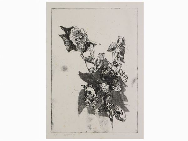 Renzo Vespignani : Roses 1968  ((1924-2001))  - Auction Modern and Contemporary Art - II - Maison Bibelot - Casa d'Aste Firenze - Milano