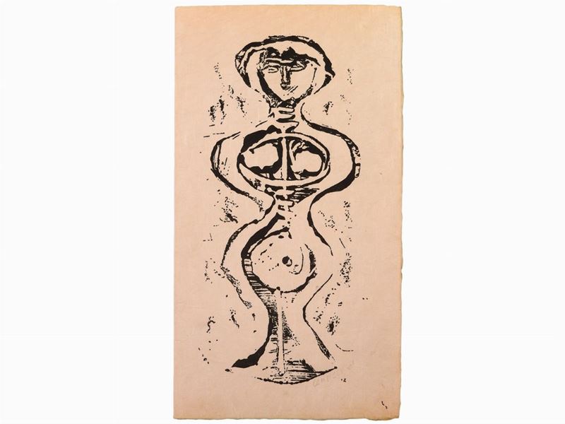 Massimo Campigli - Biglietto di Auguri Natale 1961