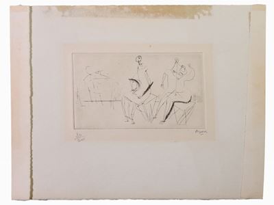 Two Seated Figures 1951