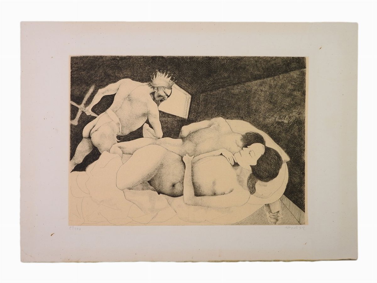 Ugo Attardi - Personaggi 1972-75
