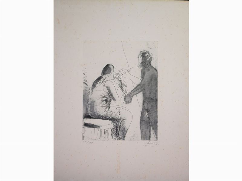 Giacomo Manzù - Artista e Modella