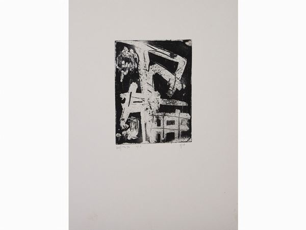 Emilio Vedova : Senza Titolo 1970  ((1919-2006))  - Asta Arte moderna e contemporanea - Maison Bibelot - Casa d'Aste Firenze - Milano