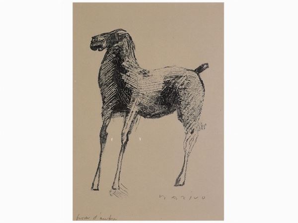 Marino Marini : Horse  ((1901-1980))  - Auction Modern and Contemporary Art - II - Maison Bibelot - Casa d'Aste Firenze - Milano