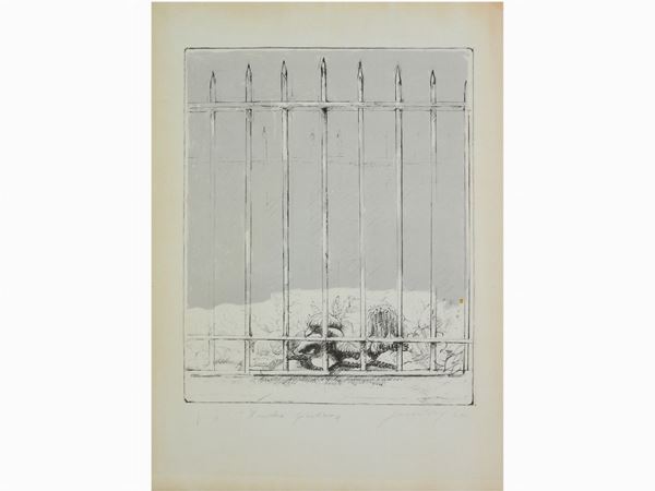 Piero Guccione : Il nostro giardino 1967  - Auction Modern and Contemporary Art - II - Maison Bibelot - Casa d'Aste Firenze - Milano