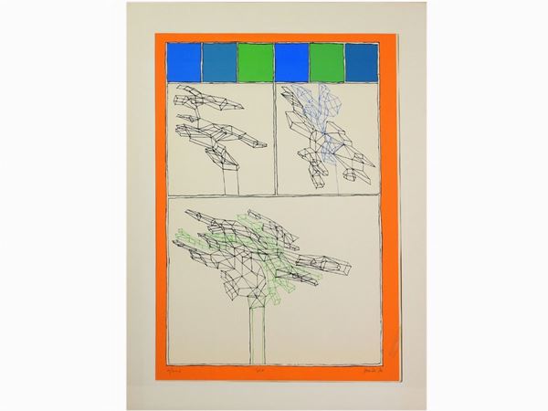 Achille Perilli : Six 1970  - Asta Arte Moderna e Contemporanea / Una scelta di opere su carta dalla Collezione Vasile - II - Maison Bibelot - Casa d'Aste Firenze - Milano