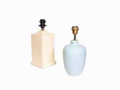 Due Lumi da Tavolo in Ceramica