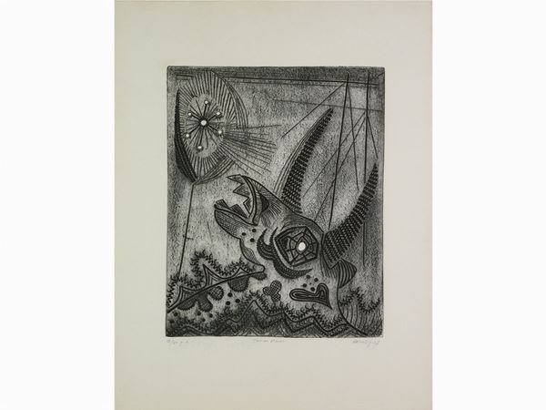 Rafael Alberti : Toro en el Mar 1967  ((1902-1999))  - Auction Modern and Contemporary Art - II - Maison Bibelot - Casa d'Aste Firenze - Milano
