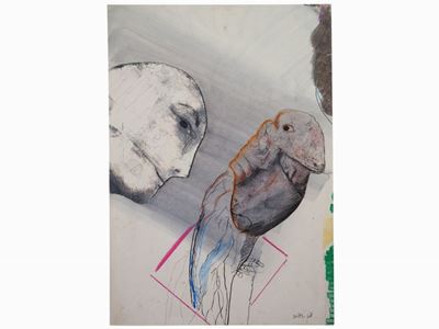 Composizione con Volto 1968