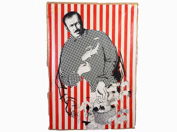 Rinaldo Frank Burattin : Portrait of Music  ((1914-1998))  - Auction Arte moderna e contemporanea - Maison Bibelot - Casa d'Aste Firenze - Milano