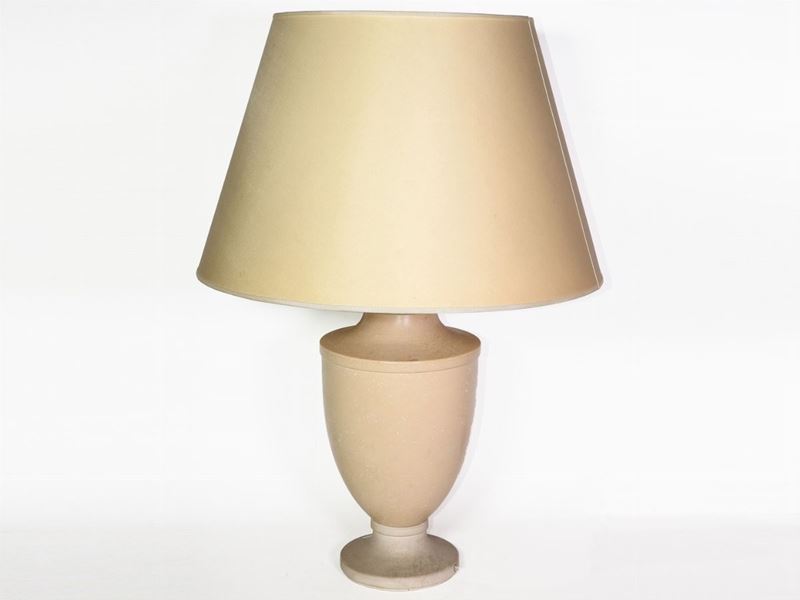 Lume da Tavolo in Terracotta Patinata Beige
