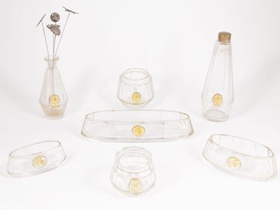 Set da Toilette in Vetro di Murano