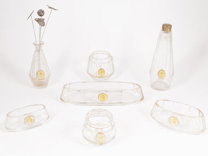 Set da Toilette in Vetro di Murano
