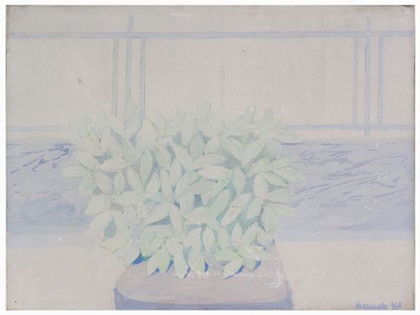 Pasquale Verrusio : Flowers in a Vase 1967  ((1935-2012))  - Auction Modern and Contemporary Art - II - Maison Bibelot - Casa d'Aste Firenze - Milano