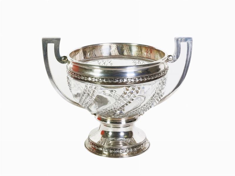 Centrotavola in Cristallo Baccarat e Argento