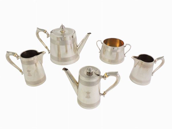 A Silver Tea and Coffe Set