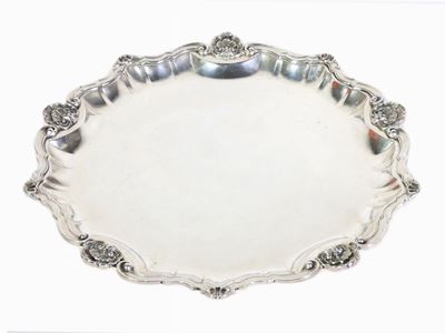 Vassoio Rotondo in Argento