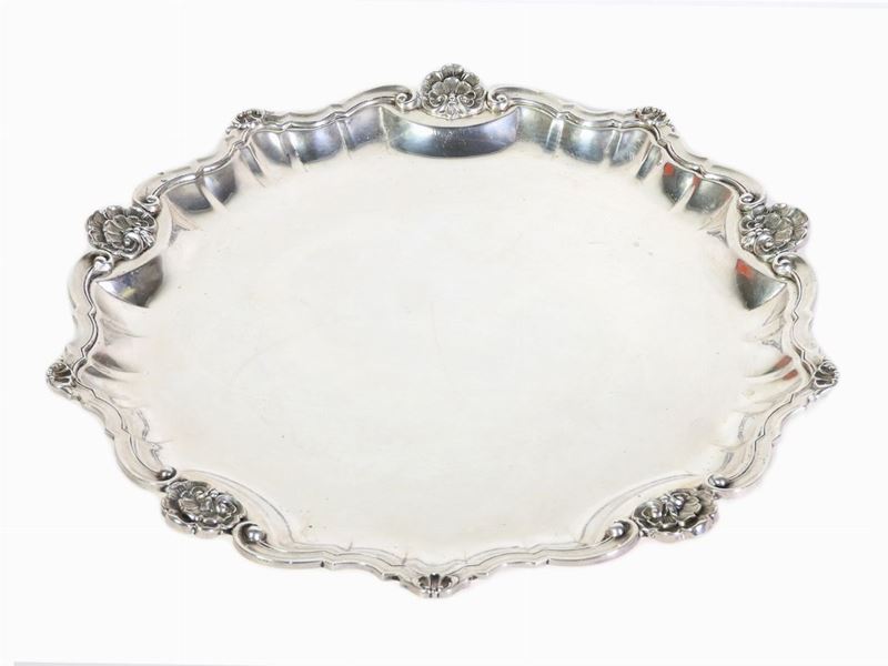 Vassoio Rotondo in Argento