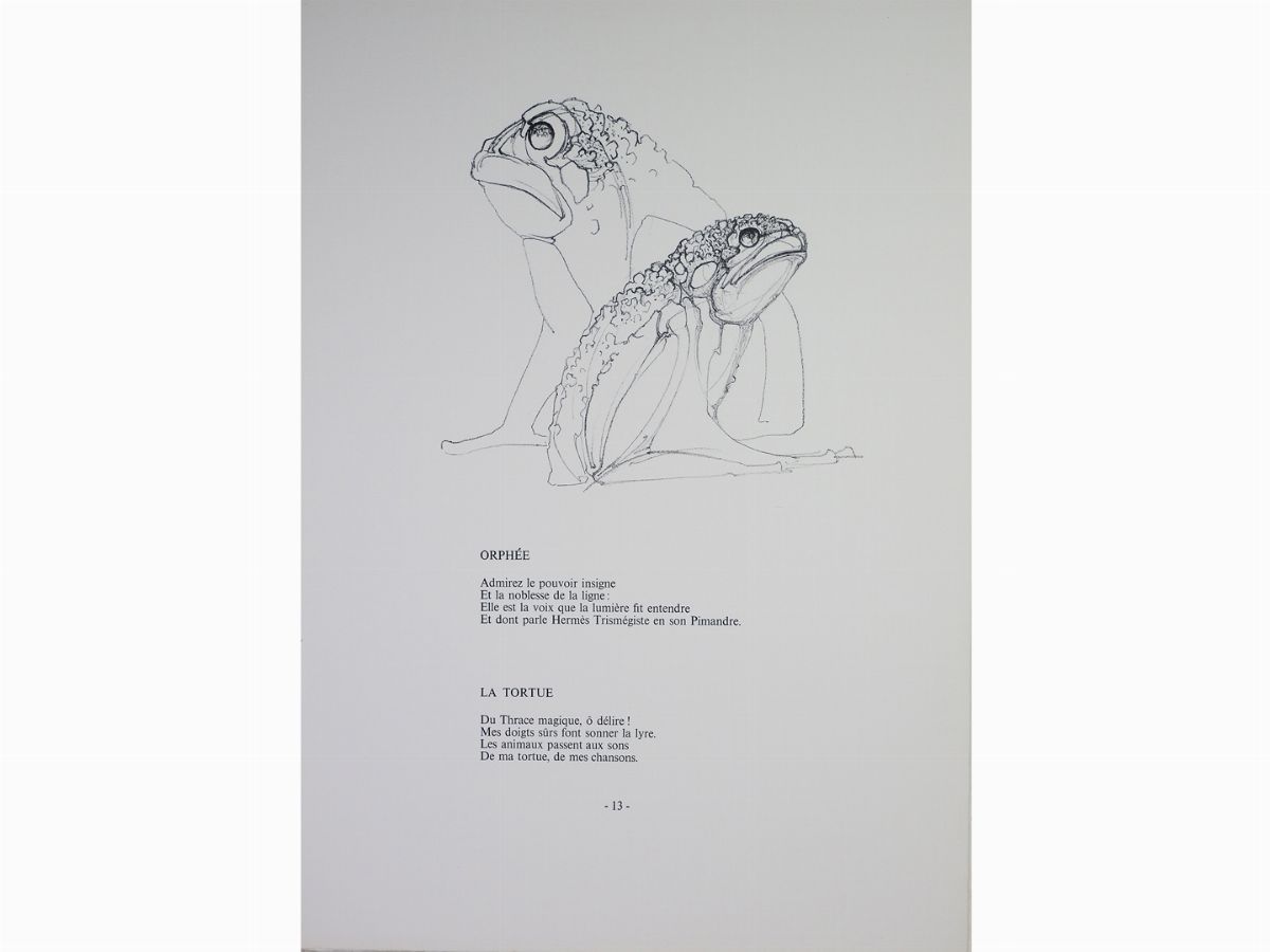 Fabrizio Clerici - Bestiaire di Guillaume Apollinaire