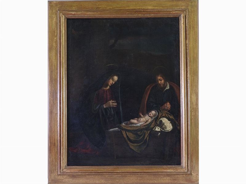 Scuola Toscana Dell'inizio del XVII Secolo - Natività