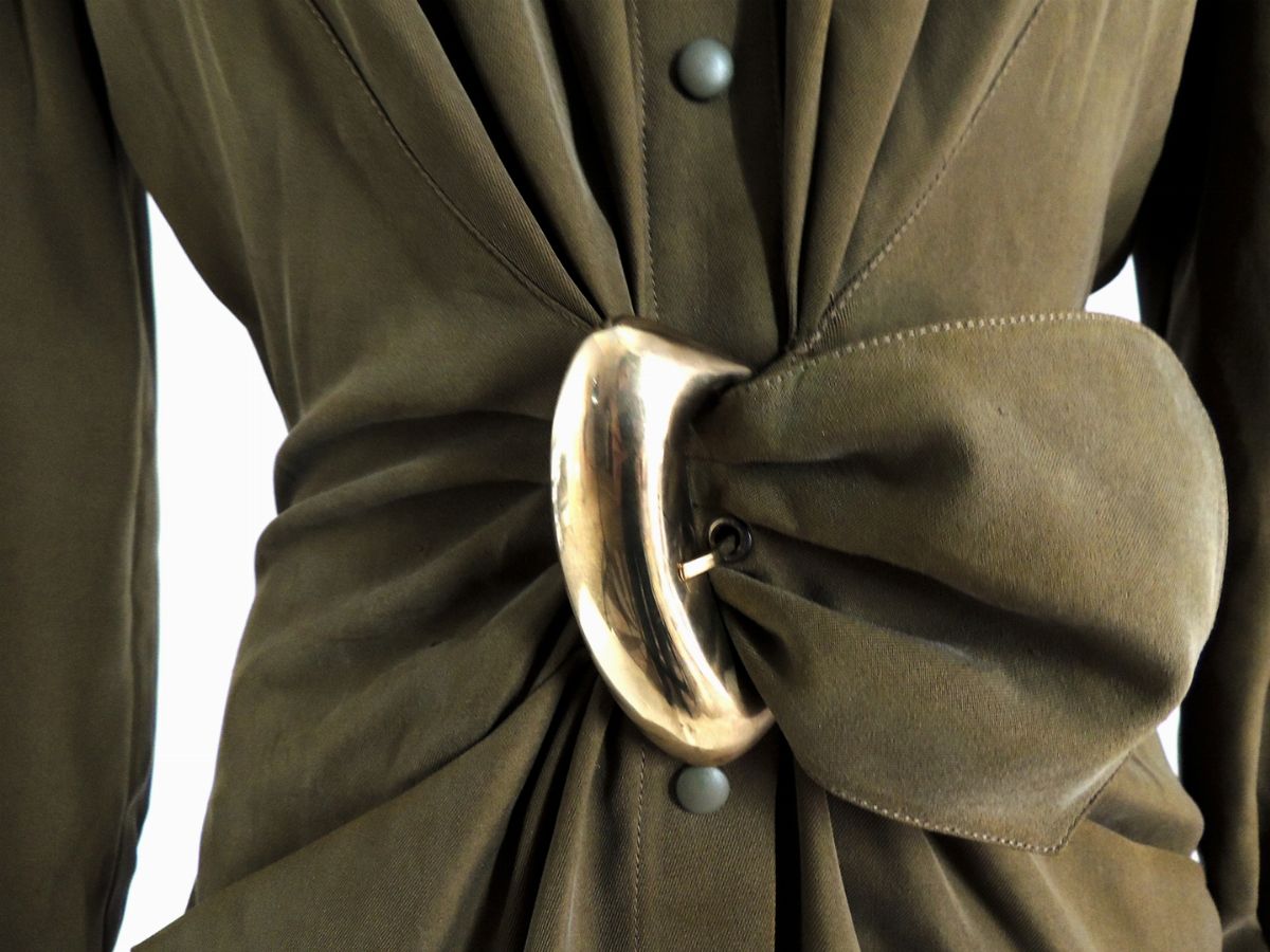 Abito in Seta Verde, Thierry Mugler